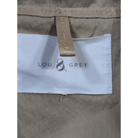 Lou & Grey Modern Anorak Rain Jacket Womens XXL Oversized Fit Full Zip Khaki - Picture 5 of 11
